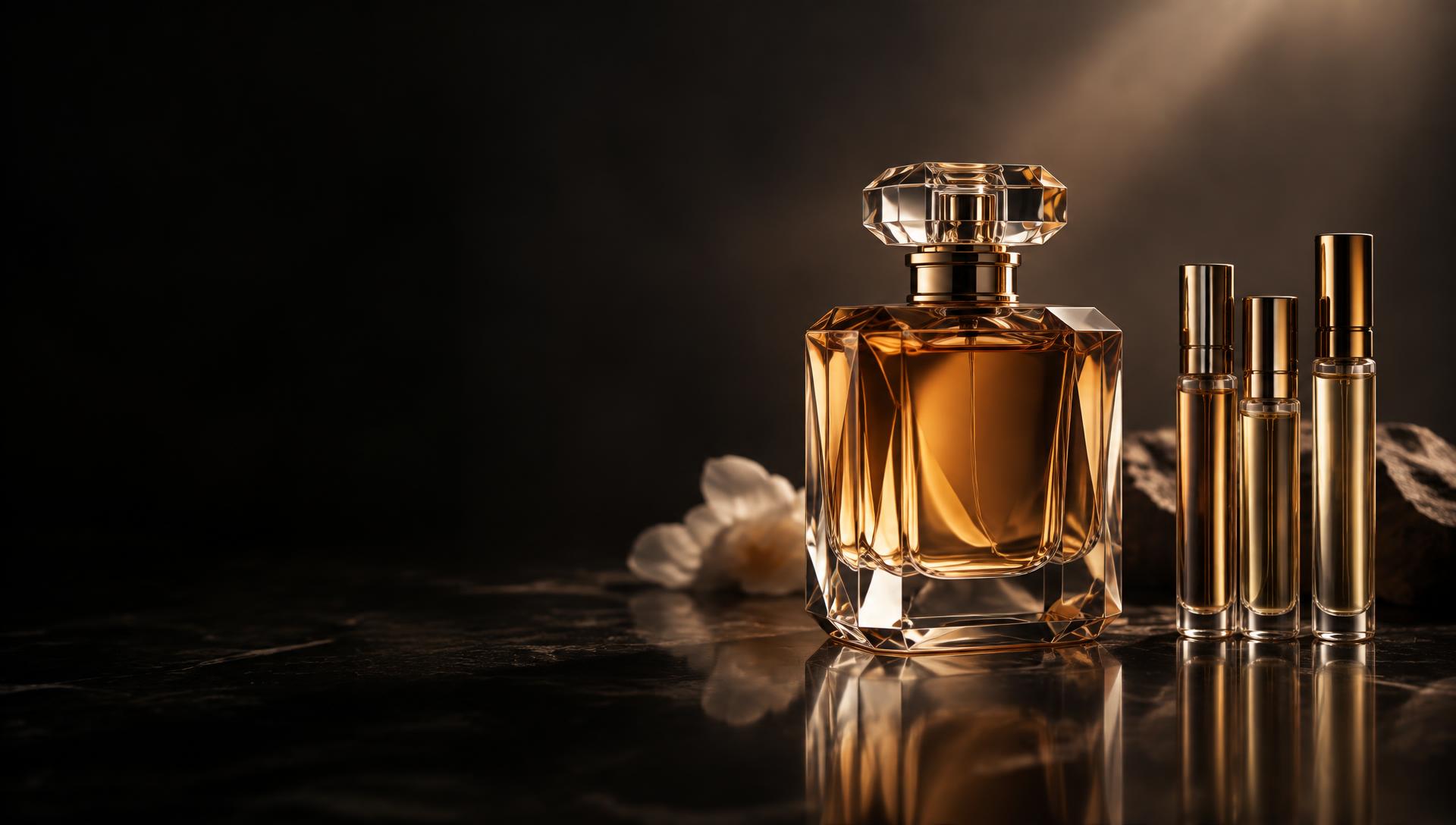 Luxus-Parfumflasche mit Abfüllungen